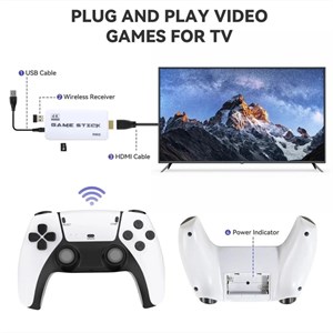 کنسول بازی گیم استیک پرو طرح ps5 مدل Game stick 4K Pro