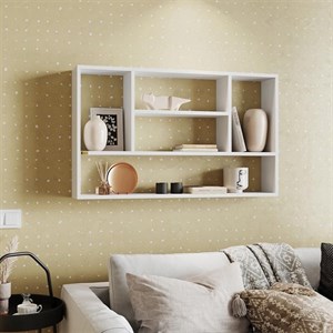 کتابخانه دیواری پنج طبقه چوبیکو مدل ch760 مبلمان نوراس مدل 14101502