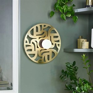دیوارکوب فلزی لیزری