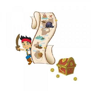 استیکر رومیت مدل Jake And The Pirates Growth Chart Roommate Jake And The Pirates Growth Chart Sticker