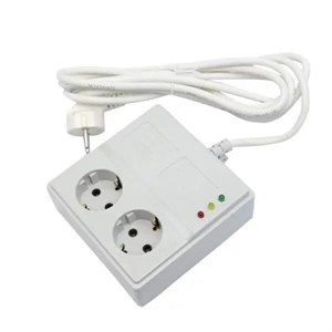 محافظ ولتاژ پارت الکتریک مدل 2 شاخه رنگ سفید