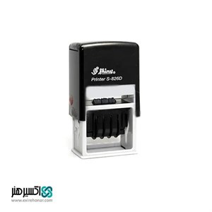 مهر ژلاتینی مستطیل تاریخ دار Shiny S-826D