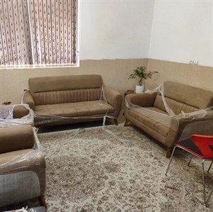 مبل راحتی 7 نفره مدل ژینو کلاف روس نو اسفنج 35 کیلویی کامنا مدل 13109262