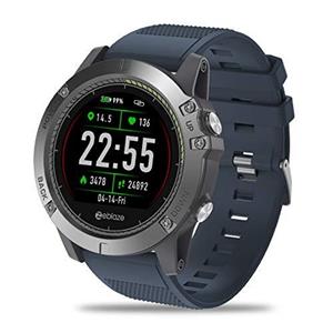 Zeblaze Super Lightweight Vibe 3 HR Smart Watch, Rugged Inside Out HR Monitor 3D UI All-Day Activity Record 1.22' IPS IP67 Waterproof Smart Watch for Activity Tracker Blue 