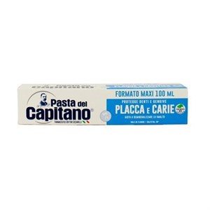 خمیر دندان کاپیتانو Capitano ضد پلاک و محافظ مینای دندان اصل ایتالیا حجم 100 میل