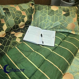روتختی دو نفره سبز طرحدار
