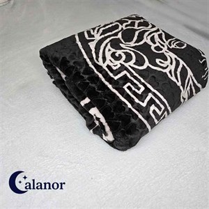 پتو دو نفره مشکی ورساچه