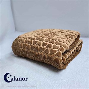 پتو دونفره طرح قلب کوچک ساده