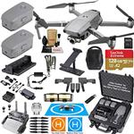 DJI Mavic 2 Zoom Drone Quadcopter and Fly More Kit Combo Hard Case Bundle Comes with 3 Batteries, Professional Zoom Camera Gimbal, Hard Rugged Carrying Case and Must Have Accessories