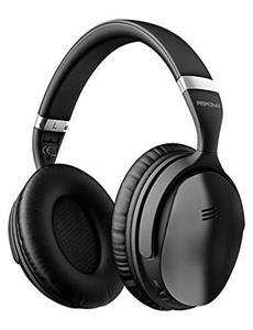 Mpow H5 Active Noise Cancelling Headphones Superior Deep Bass Bluetooth Over Ear 30Hrs Playtime ANC Wireless with Mic Soft Protein Earpads for TV PC Cellphone Travel Work 