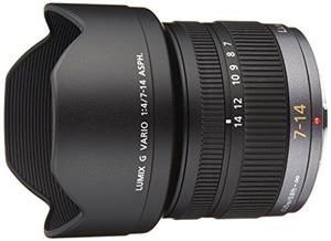 لنز دوربین عکاسی Panasonic 7-14mm f/4.0 Micro Four Thirds Lens for Panasonic Digital SLR Cameras - International Version (No Warranty)