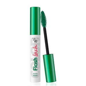 ریمل رنگی گلدن رز مدل FLASH LASH شماره 02 FOREST GREEN رنگ سبز جنگلی