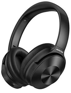 Mpow H5 [Upgrade] Active Noise Cancelling Headphones, ANC Over Ear Wireless Bluetooth Headphones w/Mic, Electroplating Stylish Look, Comfortable Protein Earpads, Travel Work Computer Home 