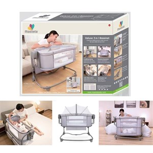 تخت کنار مادر و گهواره برقی مارک ماستلا 3in1