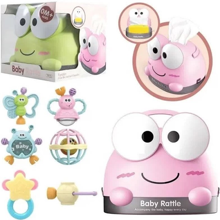 پک جغجغه قورباغه Baby Rattle