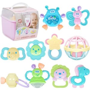 پک جغجغه baby rattle هشت تکه سیسمونی مانی نی