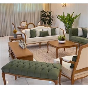 مبل استیل کلاسیک مدل کویین فرانسوی ابزاری کد1 کامنا مدل 13109367