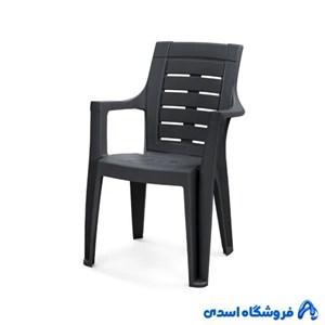 صندلی دسته دار پلیمری پولاد مدل دالتون زبرا مبلمان نوراس مدل 14112691