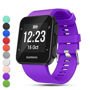 Feskio for Garmin Forerunner 35 Band Strap, Adjustable Soft Silicone Replacement Wrist Watch Strap Band Bracelet for Garmin Forerunner 35 GPS Running Watch