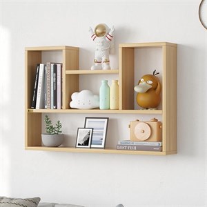 کتابخانه دیواری پنج طبقه چوبیکو مدل bookshelf720 مبلمان نوراس مدل 14102762
