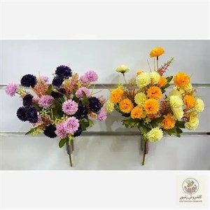 گل مصنوعی و بوته مصنوعی داودی 30گل جدید | کد: ZNB-VFD