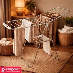 بند رخت استیل آپارتمانی ریور مدل 8433
