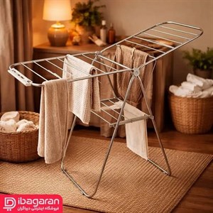 بند رخت استیل آپارتمانی ریور مدل 8433