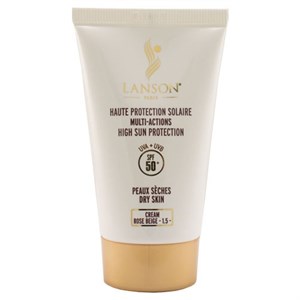 کرم ضد آفتاب پوست خشک با spf 50 لانسون