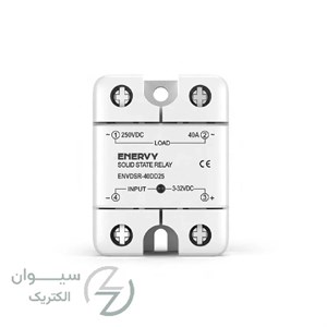 رله حالت جامد 40 آمپر DC مدل ENVDSR-40DD25