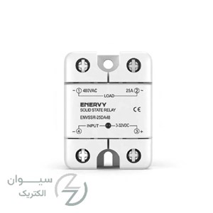 رله حالت جامد 25 آمپر تکفاز ENVSSR-25DA48