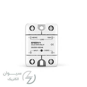 رله حالت جامد 100 آمپر تکفاز ENVSSR-100DA48
