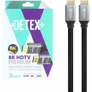 کابل 3 متری DETEX  HDMI 8K