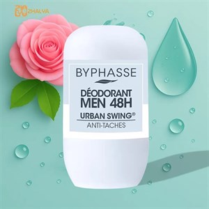 دئودورانت رولی ضد تعریق 48ساعته بایفاس Byphasse مدل اوربان Urban swing حجم 50 میل