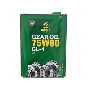روغن گیربکس بوش مدل 75w80 GL-4 حجم 2.5 لیتر