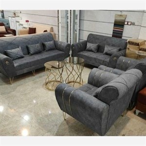 مبل اسکارلت زیبا و بادوام.پایه فلزی و چوبی 7 نفره. مبلمان دیرا مدل 12108503