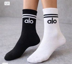 جوراب نیم ساق کش اسپرت نخ پنبه اعلا طرح الوalo