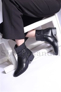 نیم بوت پاشنه‌دار زنانه کد 0181