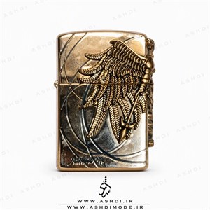 فندک زیپو های کپی مدل فرشته طلایی Golden Angel Zippo Lighter