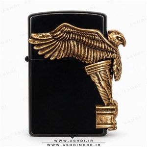 فندک زیپو های کپی مدل طرح عقاب برجسته Embossed Golden Eagle Zippo Lighter