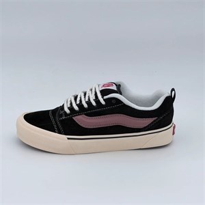 ونس نواسکول مشکی زرشکی/Vans knuskool black wine red