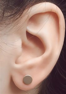 گوشواره زنانه و مردانه طرح نقطه (دایره) میخی