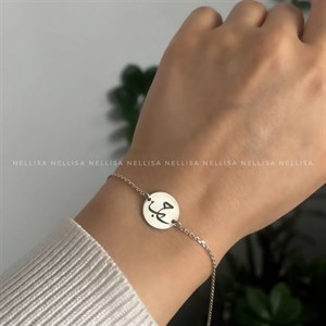دستبند نقره زنانه حب 