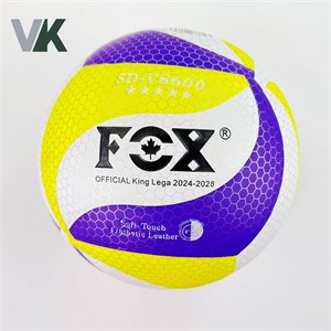 توپ والیبال برند FOX کد8600 شناسه 10100289 رنگ بنفش-زرد