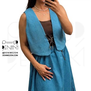وست جین آبی متوسط ساره