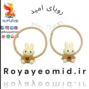 کش مو طرح خرگوش بسته 2 عددی
