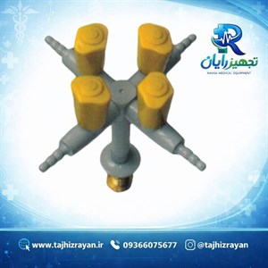 شیر گاز رومیزی چهار طرفه آزمایشگاهی بهسان مدل BH4009