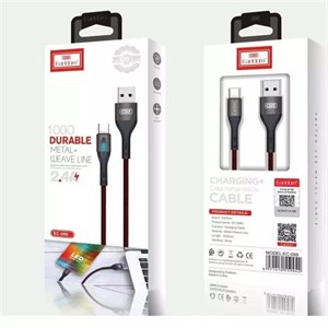 کابل شارژ تایپسی اورجینال ال ای دی دارـطول یک متری-فست شارژ-مقاوم وشارژ استاندارد و افزایش عمرباتری و قطعات گوشی)