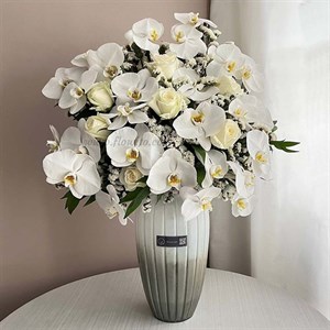 باکس گل شیشه ای لاکچری کد 304 – گل فروشی آنلاین گلفروشی تهران
