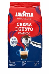 قهوه اسپرسو ایتالیایی لاوازا کرم گوستو یک کیلوگرم LAVAZZA CREAMA E GUSTO