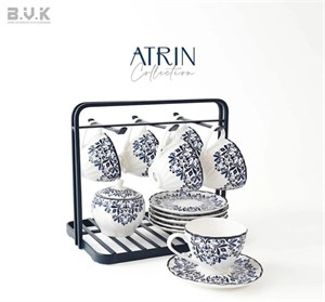 سرویس چای خوری استند دار 14 پارچه BVK بی وی کی مدل ATRIN کد VK475550